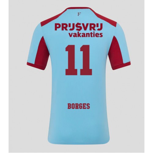 Dres Feyenoord Goncalo Borges #11 Tretina 2025-26 Krátky Rukáv